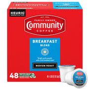 Community Coffee Breakfast Blend Medium Roast Single-Serve Keurig K-Cup Pods - 48ct