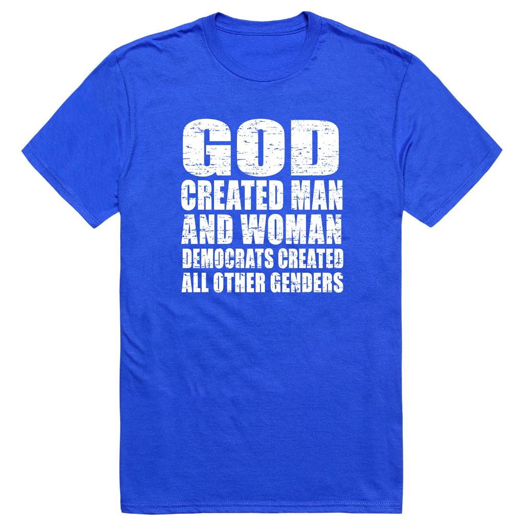 Rapiddominance America Tees, Royal, Small