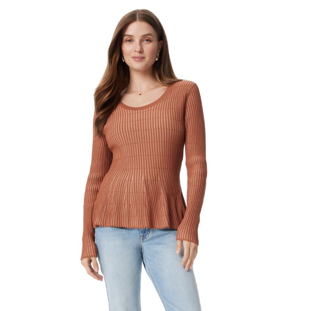 Sam Edelman Women Gia Contour Fit with Flare Hem Knit Pullover Sweater Standard, Large
