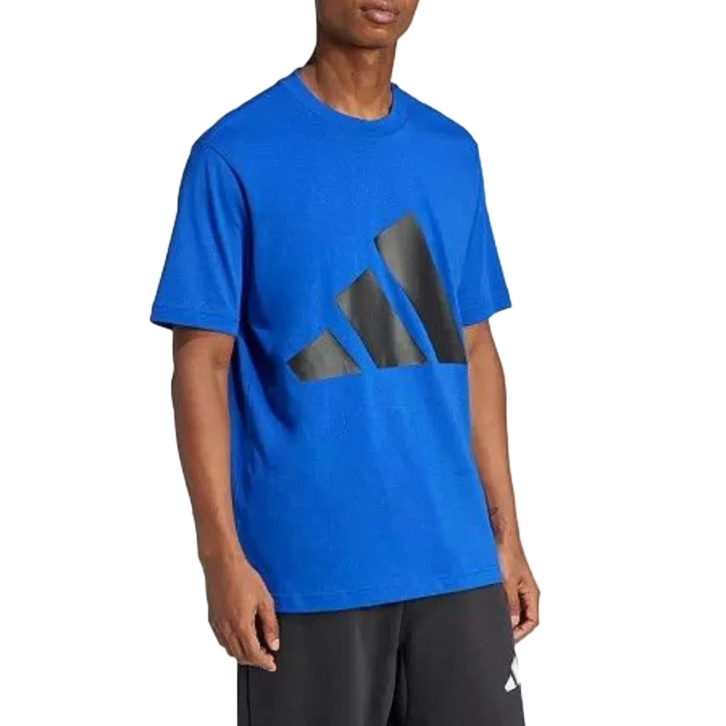 Adidas Big and Tall Mens Crew Neck Short Sleeve T-Shirt, Medium Tall, Blue
