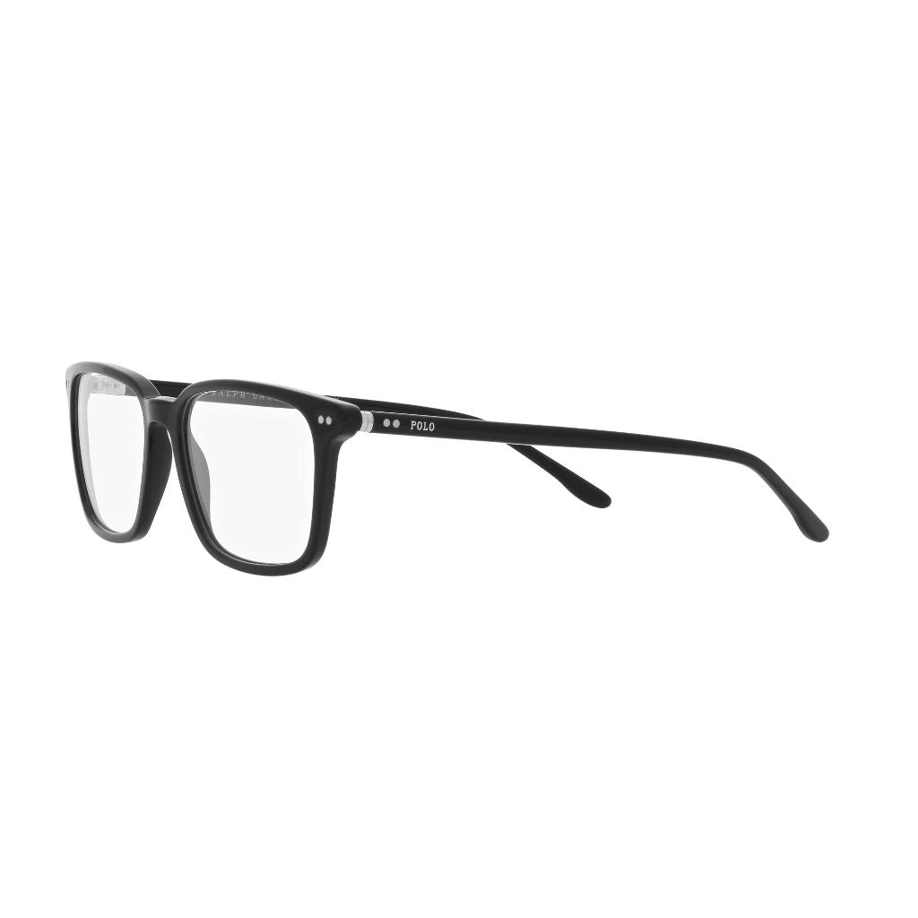 Polo Ralph Lauren Men's PH2259 6766 Rectangular Eyewear Frames - Shiny Black, 56 mm