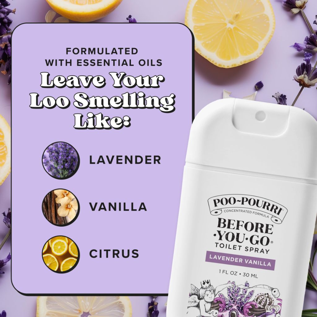Poo-Pourri Before-You-Go Pocket Toilet Spray - Spring Variety Pack, 1 fl. oz. (3 Sprays)