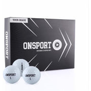 12 Pack Premium Urethane Soft Golf Balls - 2024 Technology for Distance With Soft, Responsive Feel - 3 Layer White