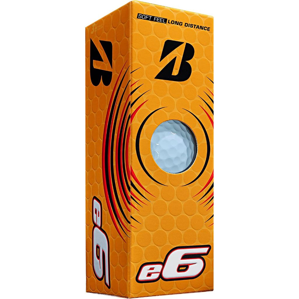 MX Seven Bridgstone E6 Long Distance Golf Balls 4 Sleeves (12 Balls) (White)