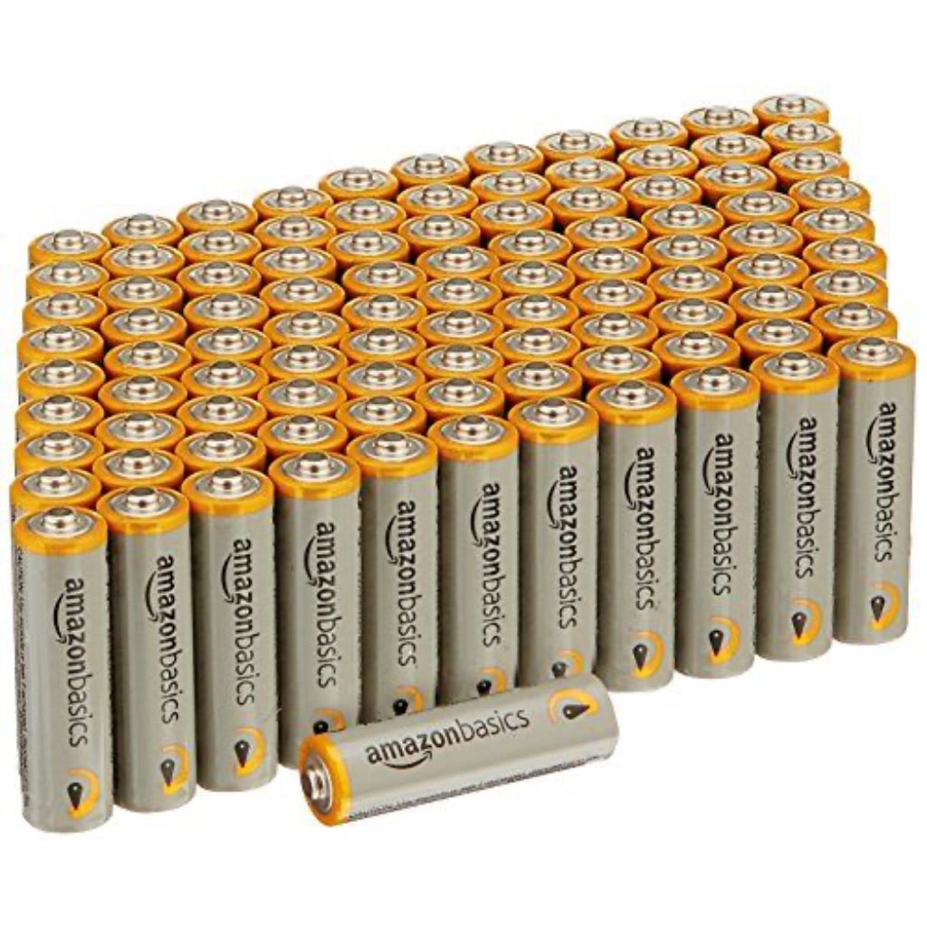Amazon Basics High-Performance Alkaline Batteries - AA - 100 Batteries