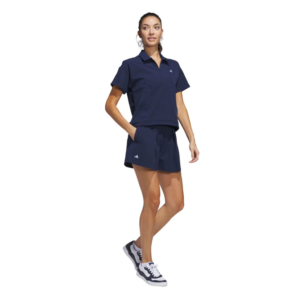 Adidas Women's Go-to Pleated Short, Collegiate Navy, XX-Large