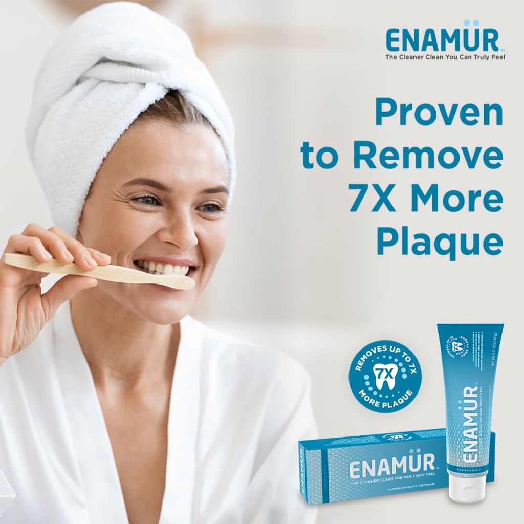 ENAMUR Premium Advanced Oral Care Plaque & Stain Removal Toothpaste - 5.2 oz
