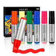 Jumbo Acrylic Painter Marker Pens - 15mm, 7 Colors