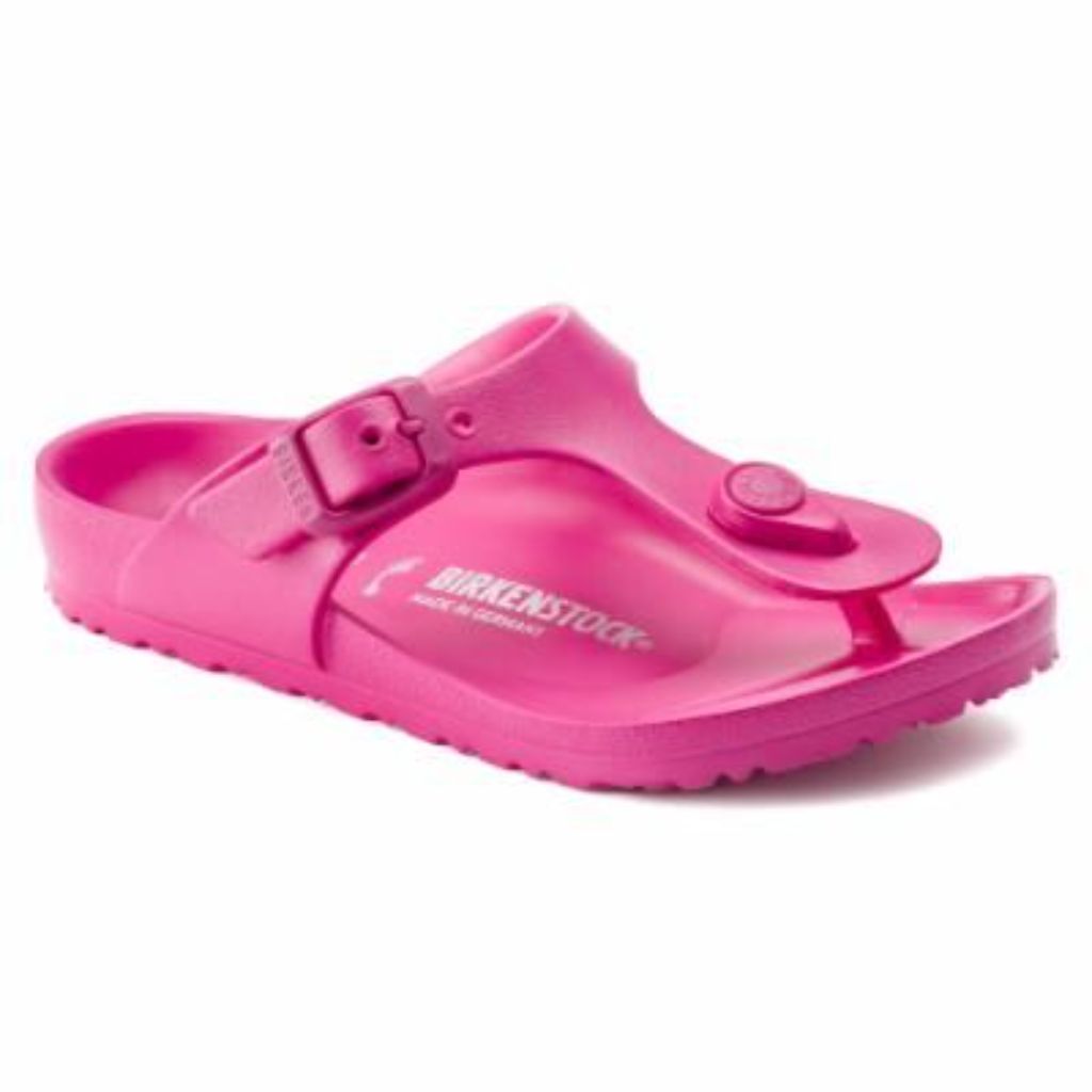 Birkenstock Kids Gizeh EVA Sandal, Beetroot Purple (Hot Pink), Size 2