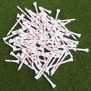 Three Striped Marking Wood Golf Tees 80 Count 3-1/4 inch with 20 Count 1-1/2 inch Tees Mixed Pack