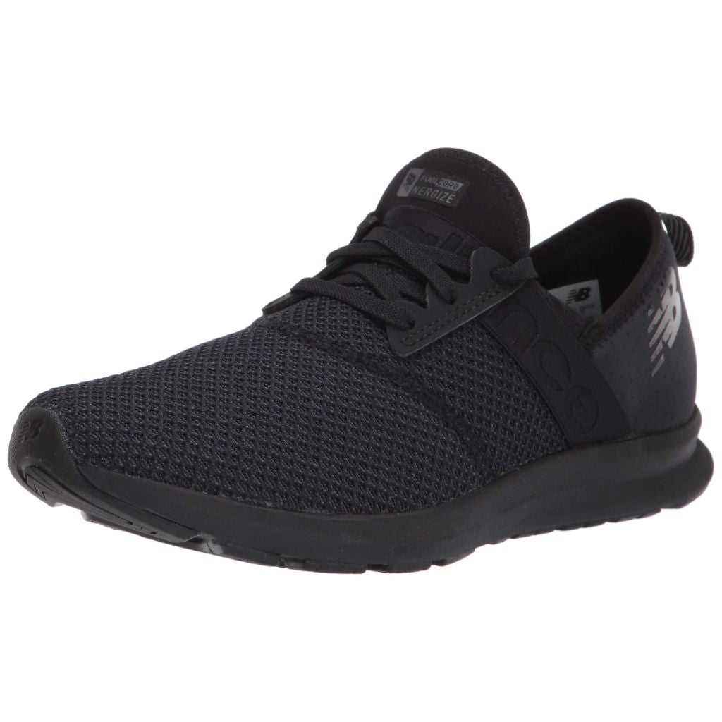 New Balance Women's FuelCore Nergize V1 Sneaker, Black/White - size 5