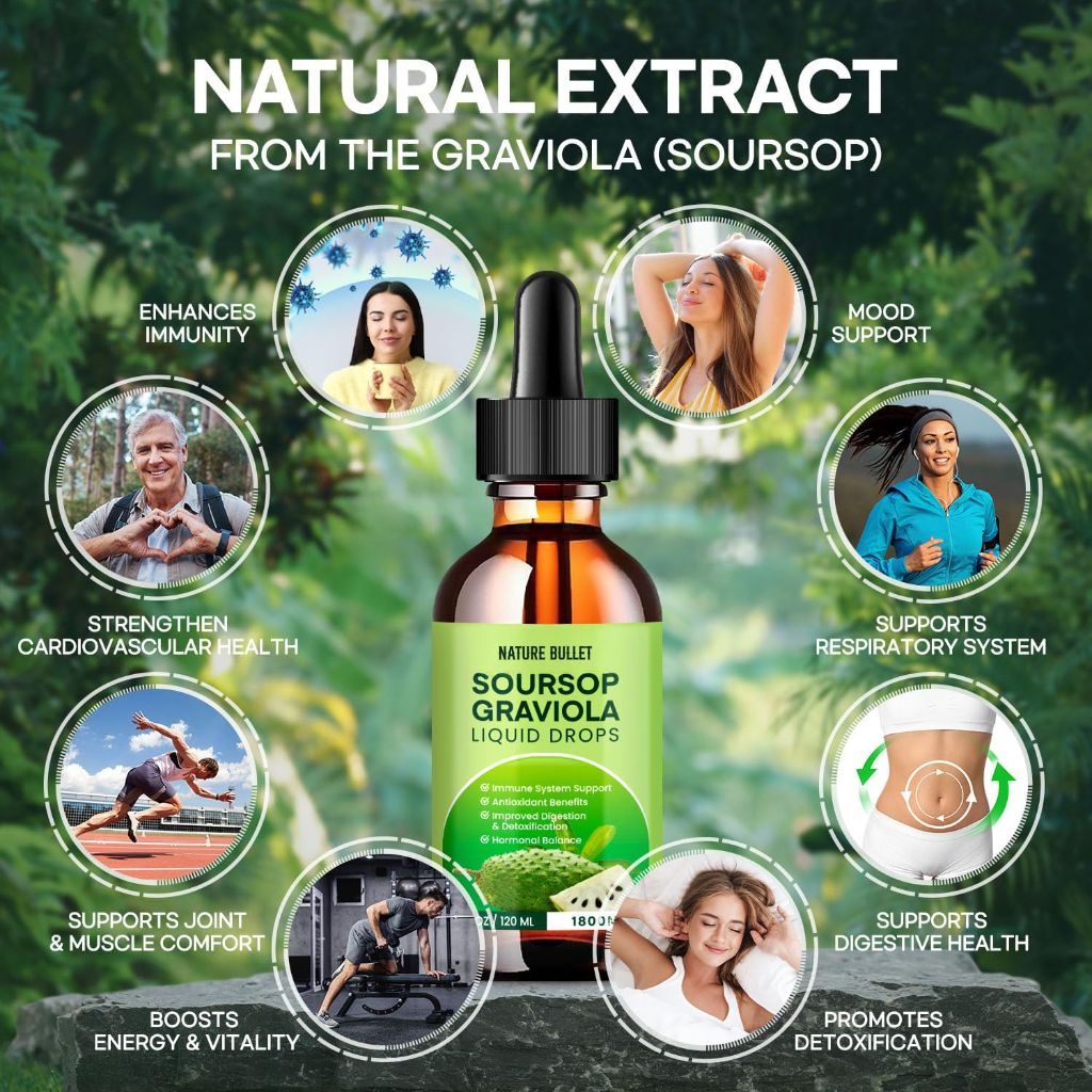 Soursop Bitters Liquid Organic Extract - 120 ML