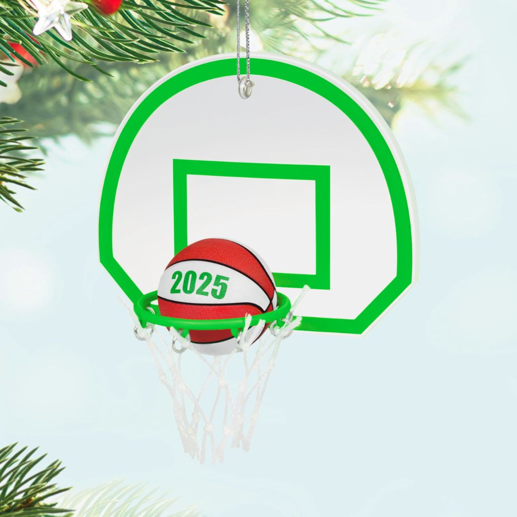Hallmark Keepsake Christmas Ornament, Basketball Star 2025