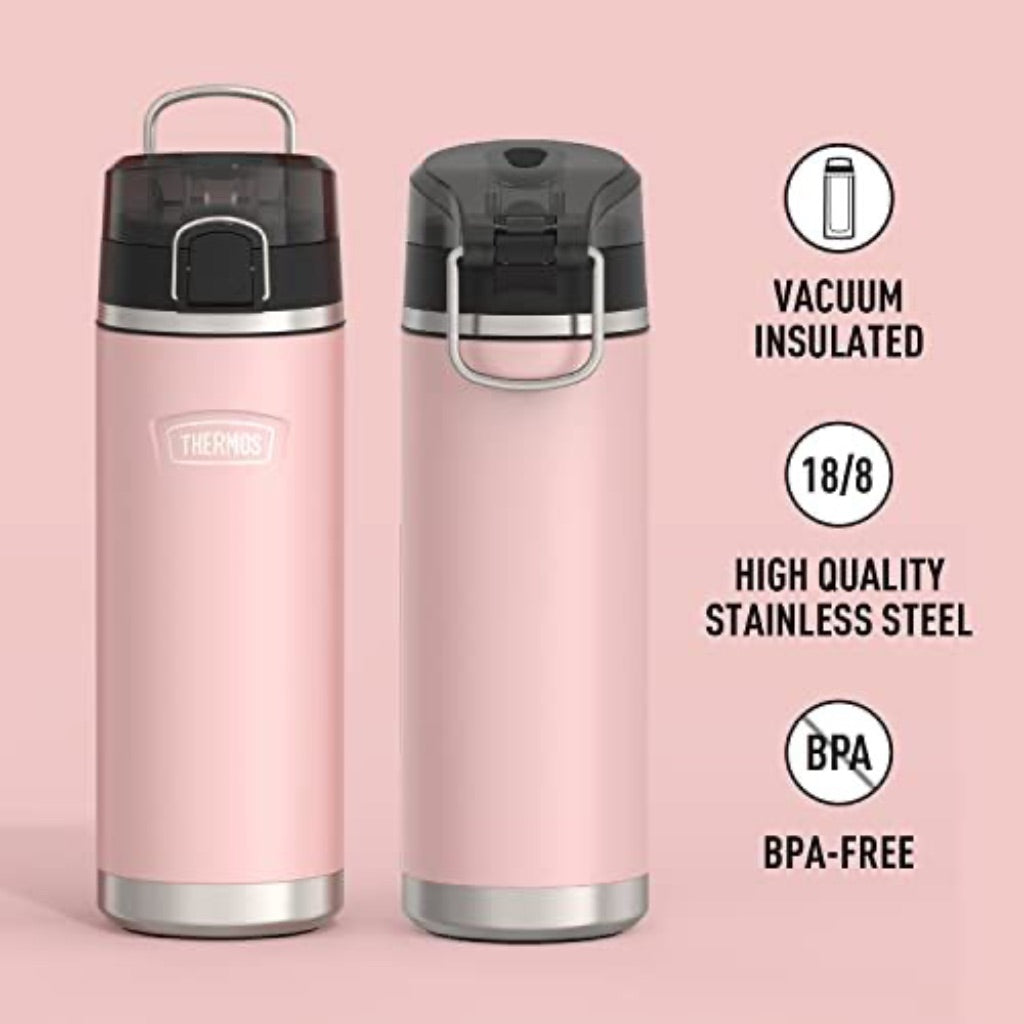 Thermos Icon Series Vacuum Insulated Stainless Steel Water Bottle, 24oz - Sunset Pink