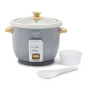 GreenLife Rice and Shine Non-Stick Electric Rice Cooker - Quartz Gray, 3 Cups