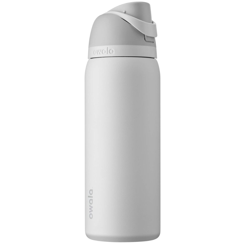 Owala FreeSip Insulated Stainless Steel Water Bottle with Straw - Shy Marshmallow, 32oz.