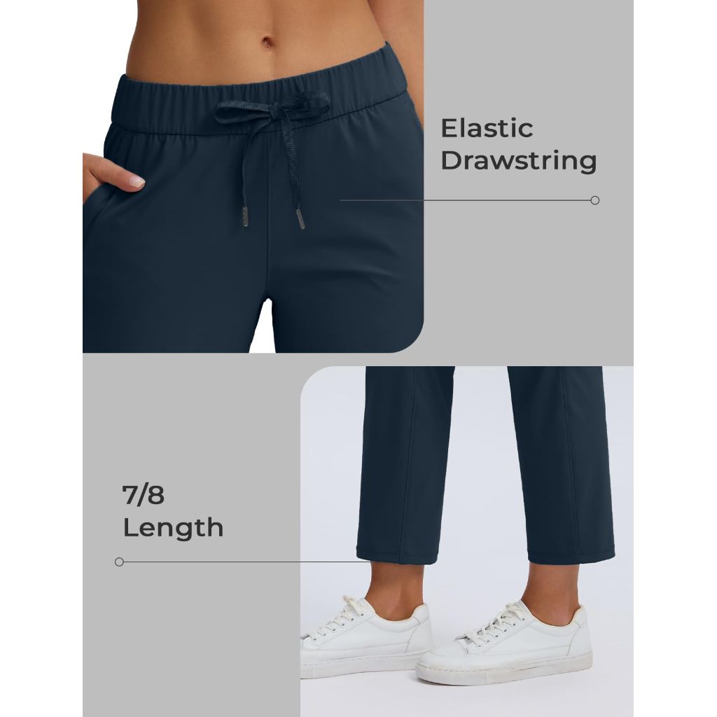 Bobobigo Women's Golf Pants, Navy - size S