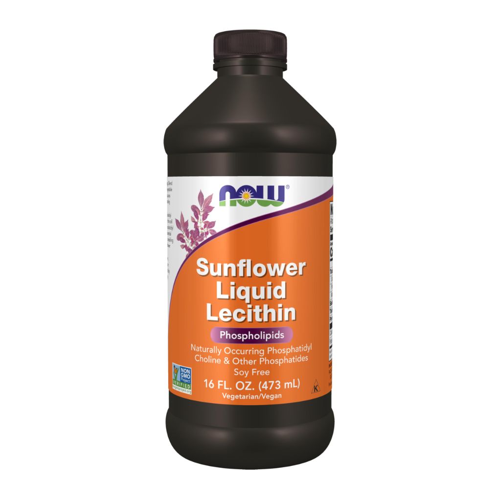 NOW Supplements, Sunflower Lecithin, Liquid, 16-Ounce
