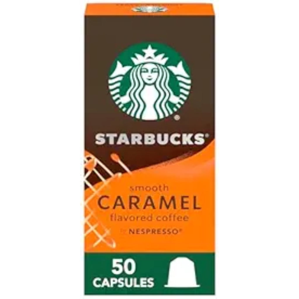 Starbucks by Nespresso Original Line Caramel Flavored Coffee Capsules - 50ct