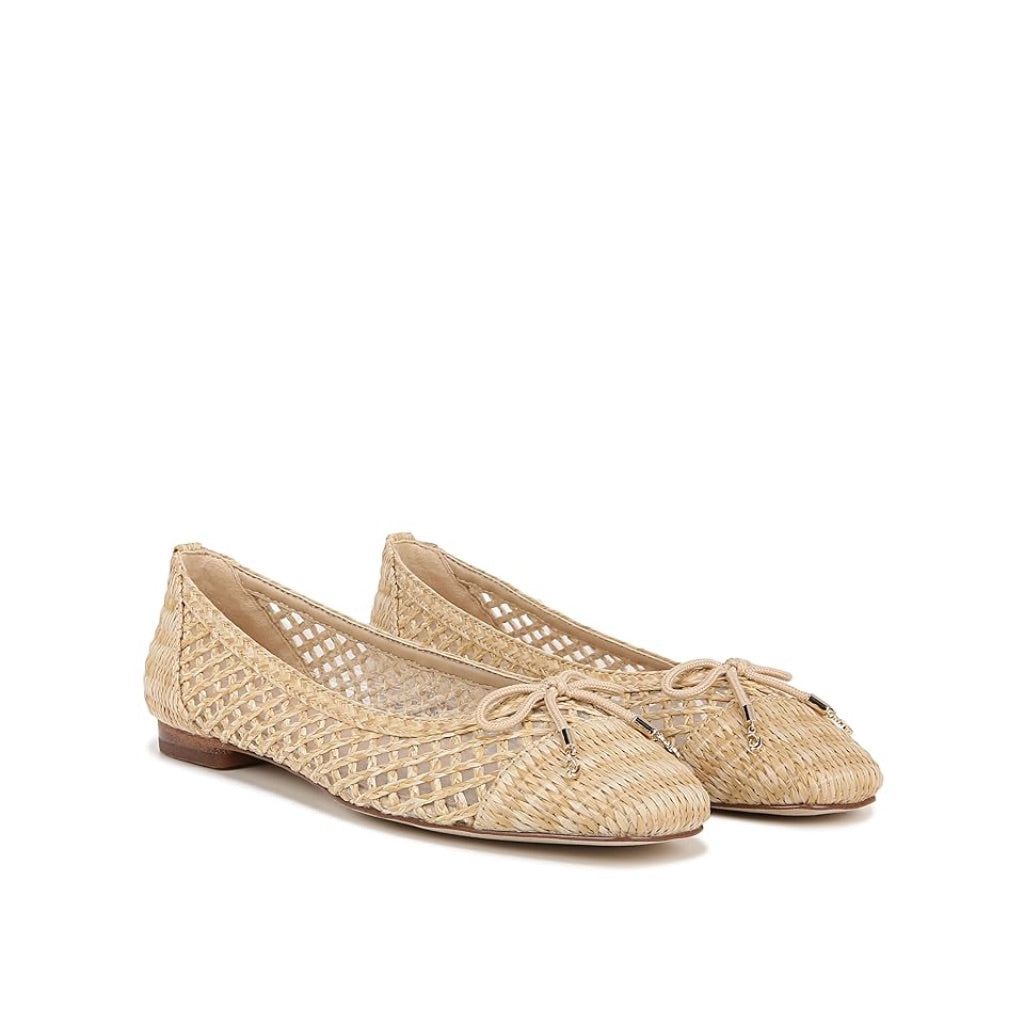 Sam Edelman Women's May Woven Square Toe Ballet Flats 10