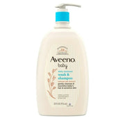 Aveeno Baby Daily Moisture Bath Body Wash & Shampoo  Oat Extract  33 fl oz