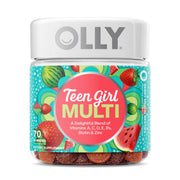 Olly Teen Girl Multi Gummy, Healthy Skin and Immune Support,  Berry Melon,70 Count