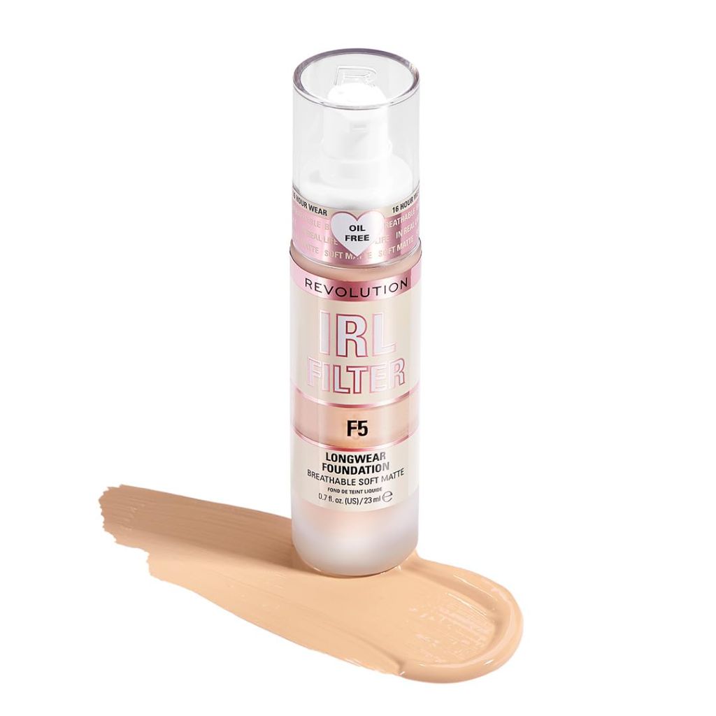 Revolution, IRL Filter Longwear Foundation Matte Finish, F5 - 0.7 fl. oz.