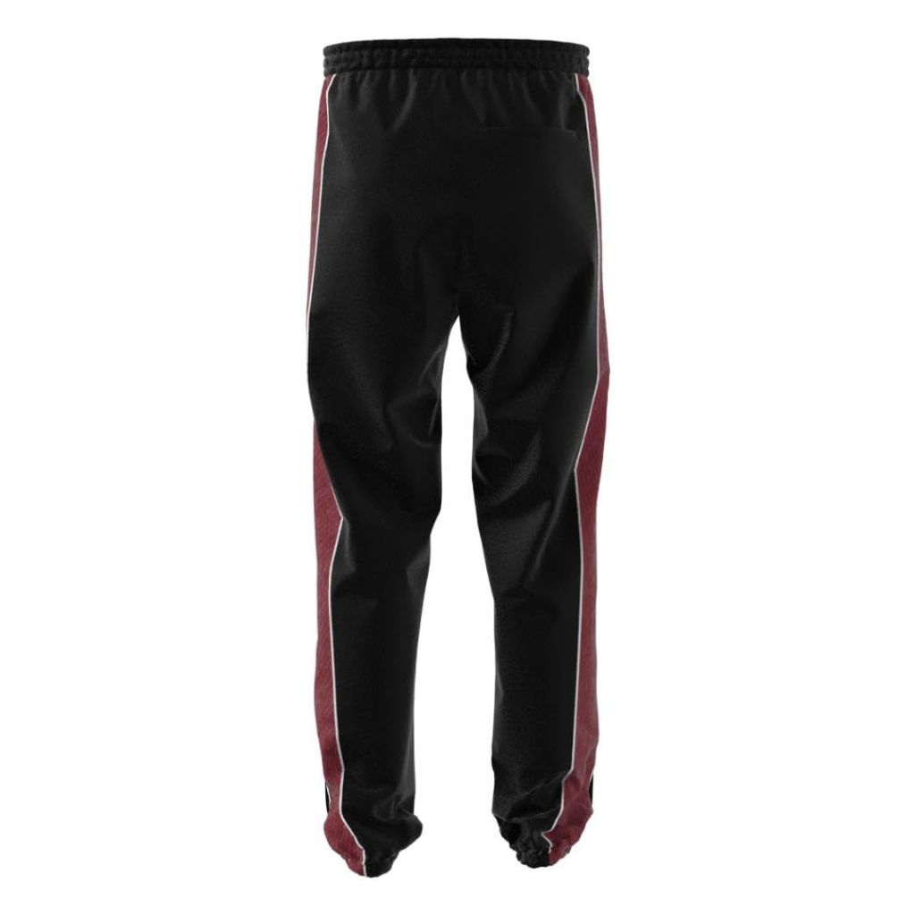 adidas Men's NCAA Mahomes Track Pants - Texas Tech, Black (Small)