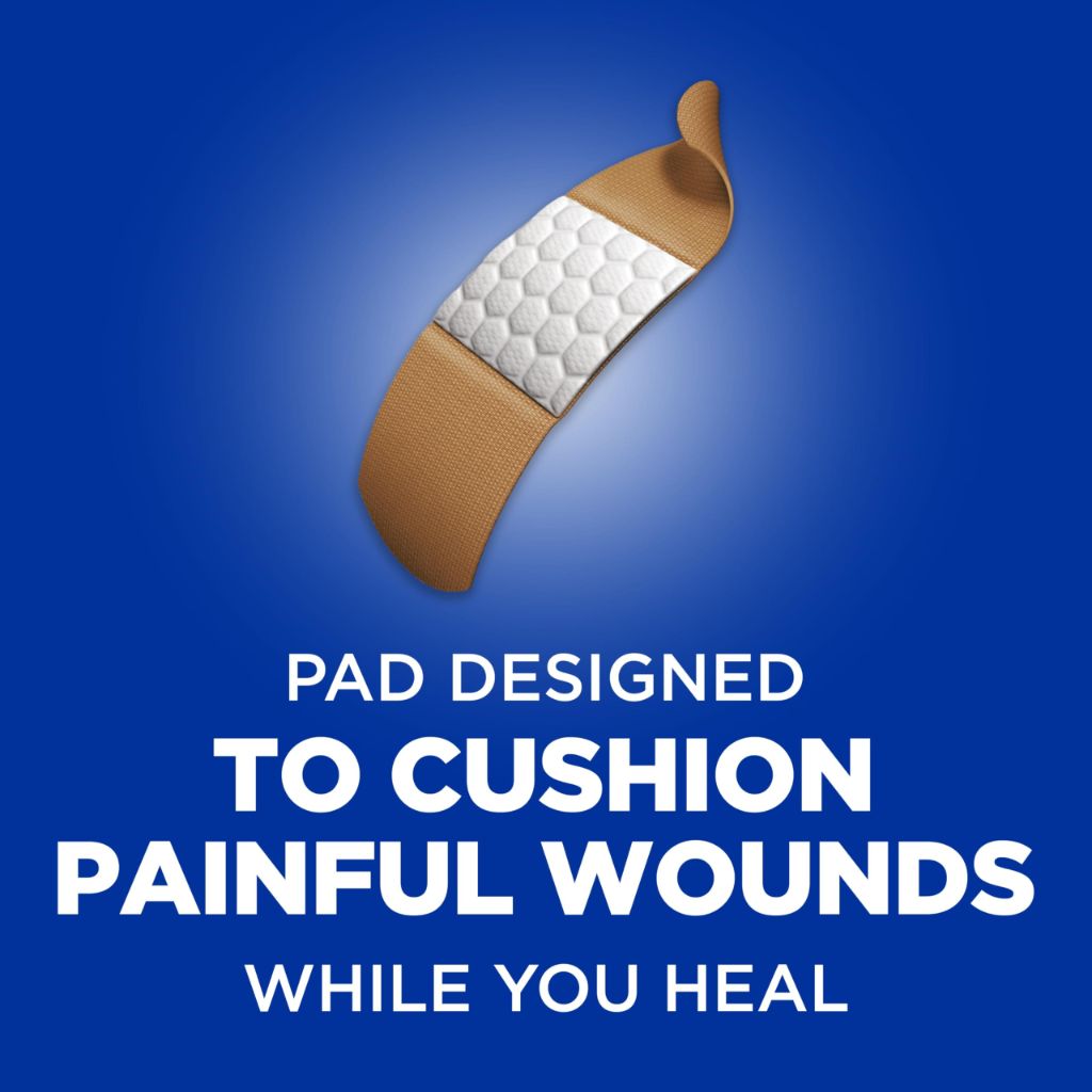 Band-Aid Brand Sterile Flexible Fabric Adhesive Bandages, All One Size, 30 ct