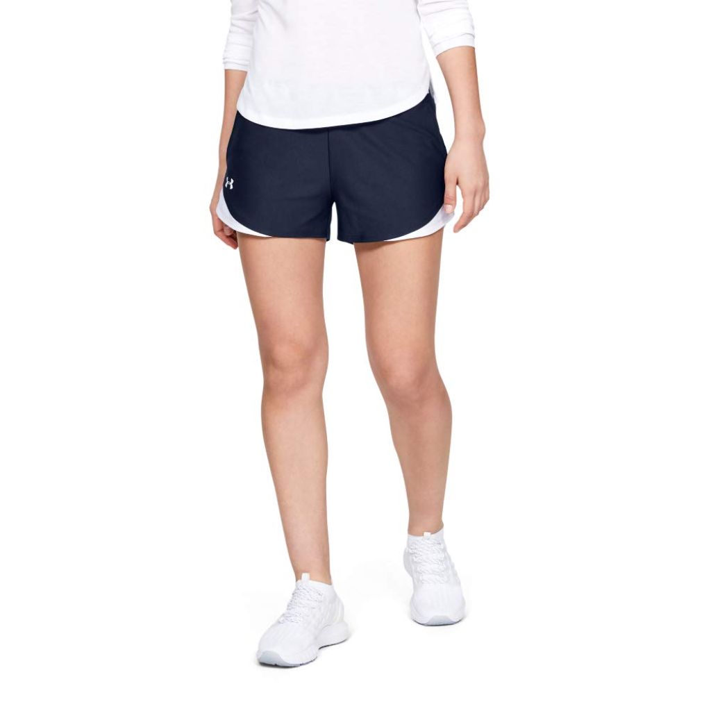 SZ M, Under Armour Women's UA Play Up Shorts 3.0 MD Navy