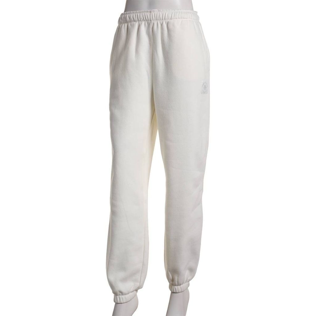 Womens Tommy Hilfiger Sport Fleece Woven Patch Joggers Large