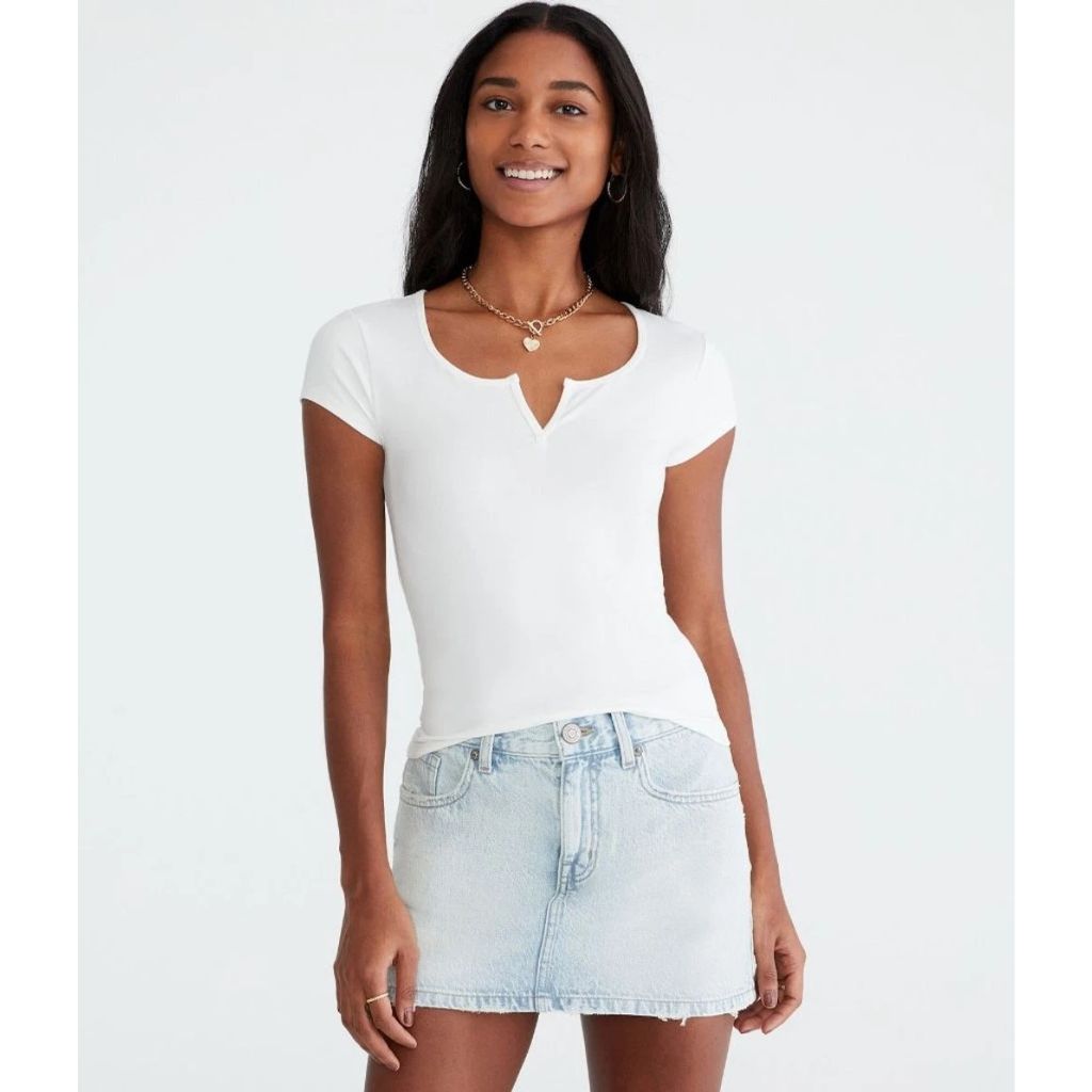 Aéropostale Women's Casual, Cream, Small