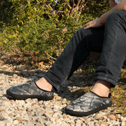 SZ 9-10M RockDove Men’s Trail-Therm Quilted Memory Foam Slippers, Anti-Slip Rubber Sole | Urban Camo