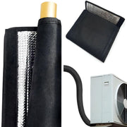 HVAC Pipe Insulation Wrap 3 Layers Flexible AC Line Insulation Cover 72 X 10.2 Inch Air Conditioner Hose Insulation Sleeve for Outdoor Mini Split