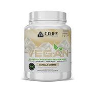 Core Nutritionals Vegan Gourmet Plant Based Protein Blend | 21g Pea Protein | 2 Pound (Vanilla Cream)
