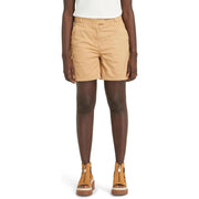 Timberland Women's Brookline Utility Cargo Shorts, Light Brown, Size 27