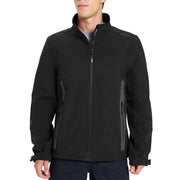 DURAWERK Men's Softshell Water-Resistant Fleece Jacket - Black, XL