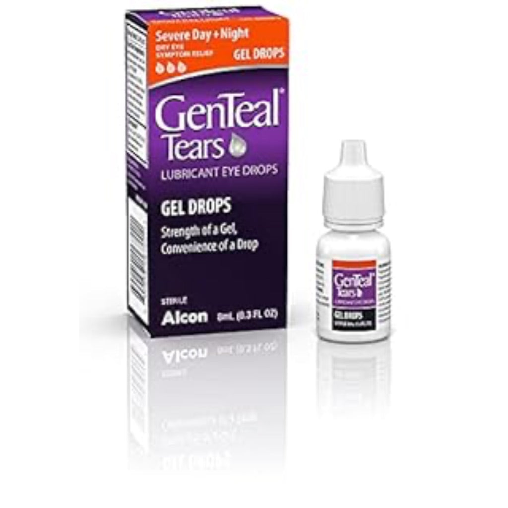 GenTeal Tears Severe Day + Night Gel Lubricant Eye Drops  0.3 fl oz