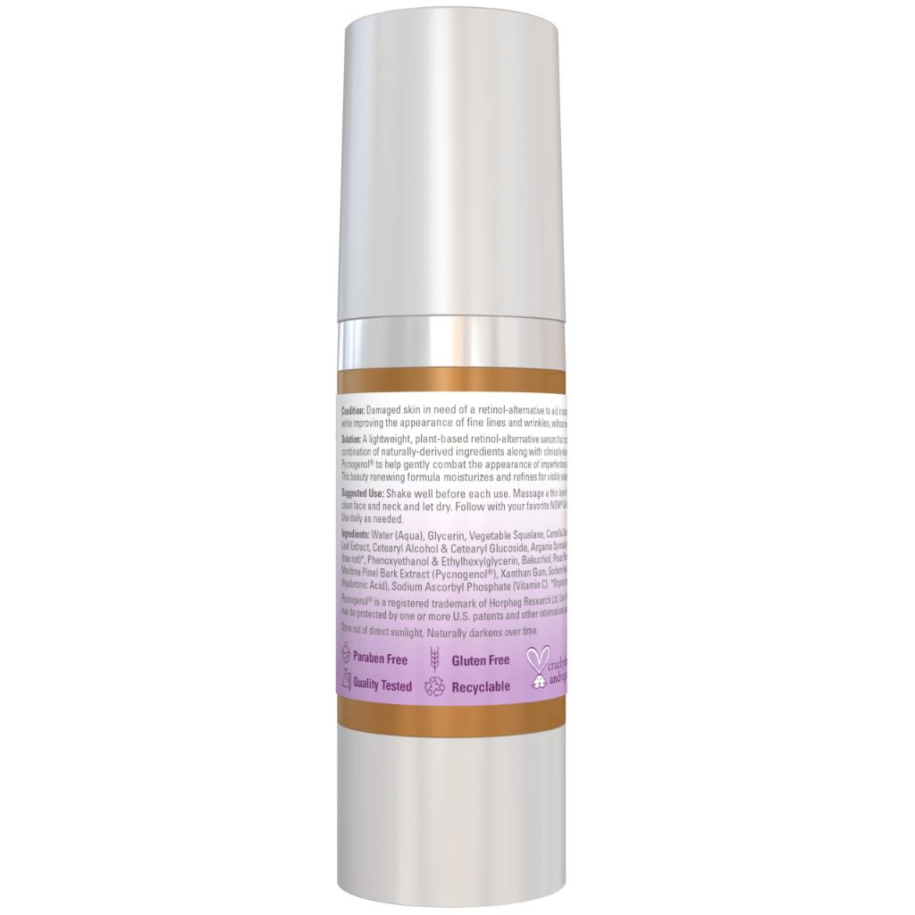 NOW Foods Solutions, Bakuchiol Skin Renewal Serum, Smooth Skin, 1 Fl. Oz.