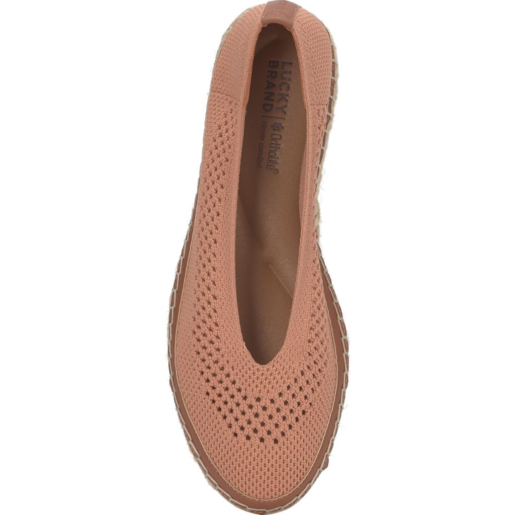 Lucky Brand Orena Knit Espadrille Sandal, Corange, 6