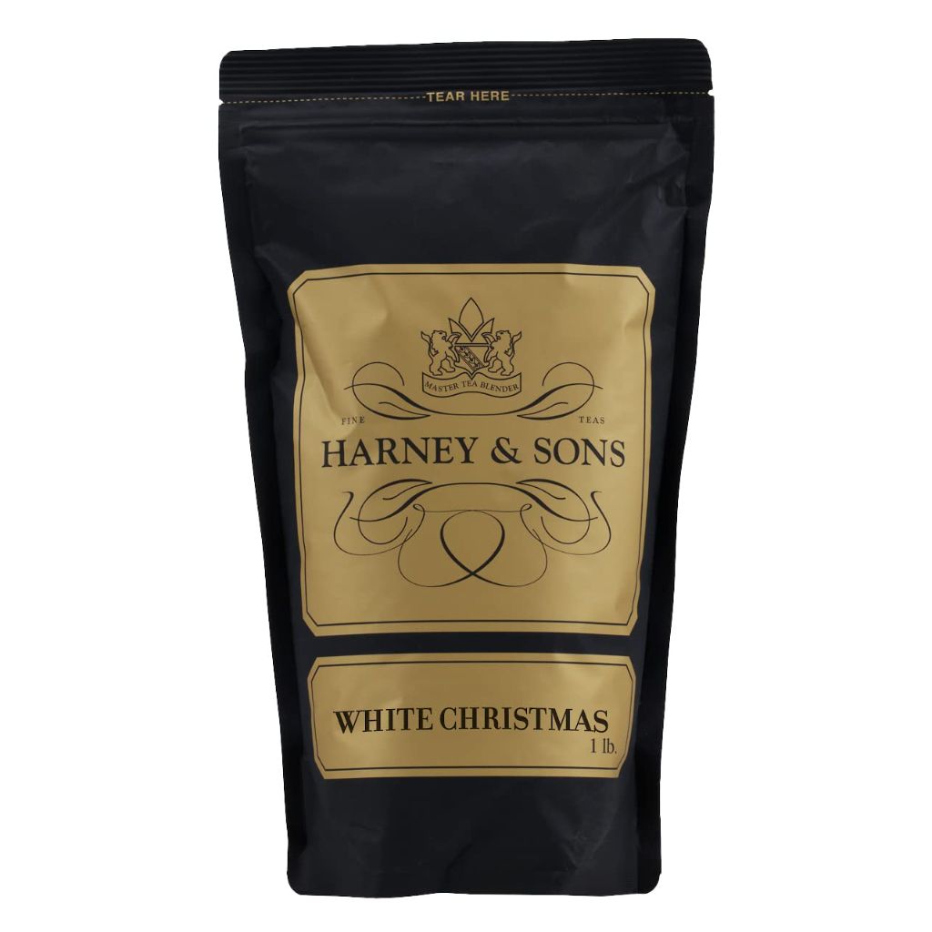 Harney & Sons White Christmas Tea, White Tea with Almond, Vanilla and Cardamom - 16oz loose