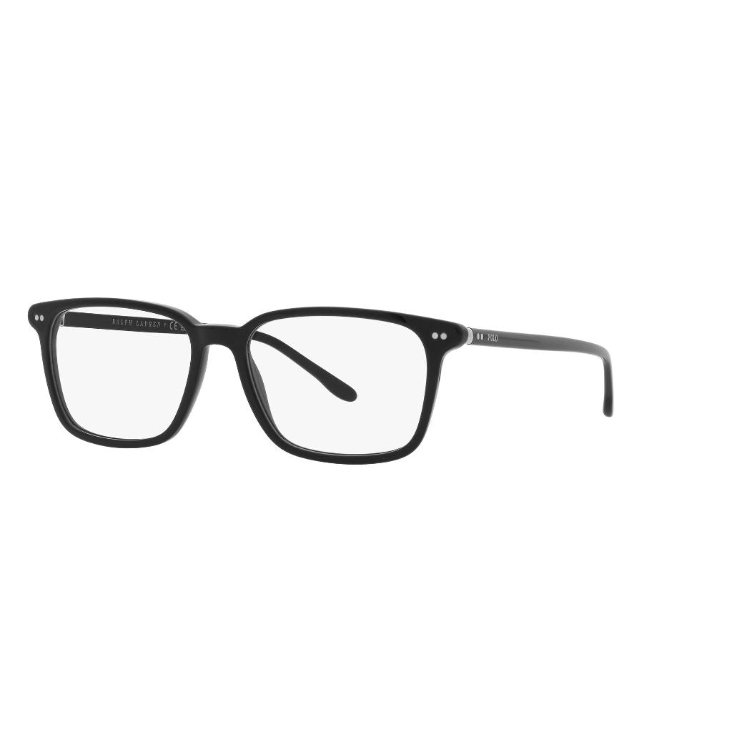Polo Ralph Lauren Men's PH2259 6766 Rectangular Eyewear Frames - Shiny Black, 56 mm