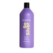 Matrix So Silver Purple Shampoo - Neutralizes Yellow Tones, Color Depositing, Brightening & Toning 33.8 Fl Oz