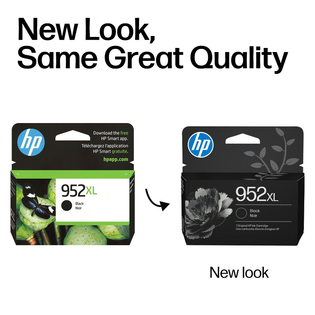 HP 952XL Black High-Yield Ink Cartridge Printers | Works OfficeJet 8702 OfficeJet Pro 7720, 7740, 8210, 8216, 8710, 8715, 8720, 8725, 8730, 8740 | Eligible for Instant Ink | F6U19AN