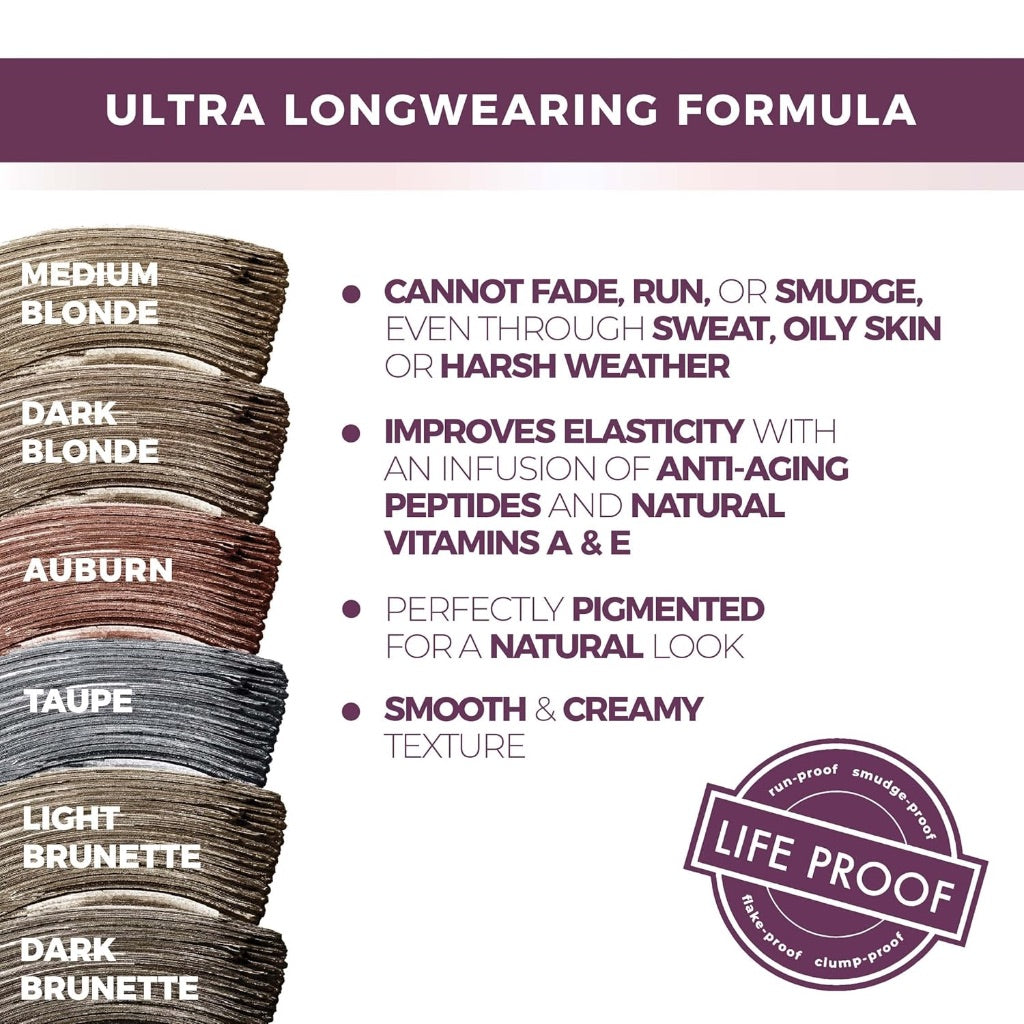 Blinc Eyebrow Mousse Extreme Hold Tinted Eyebrow Gel - Light Brunette, 0.16 Fl. Oz