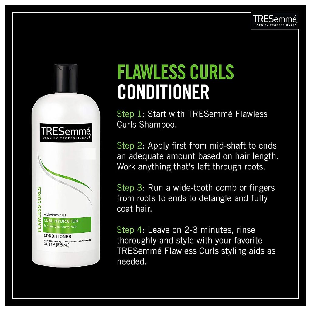 TRESemmé Flawless Curls Moisturizing Conditioner Formulated With Pro Style Technology - 28 fl. oz.
