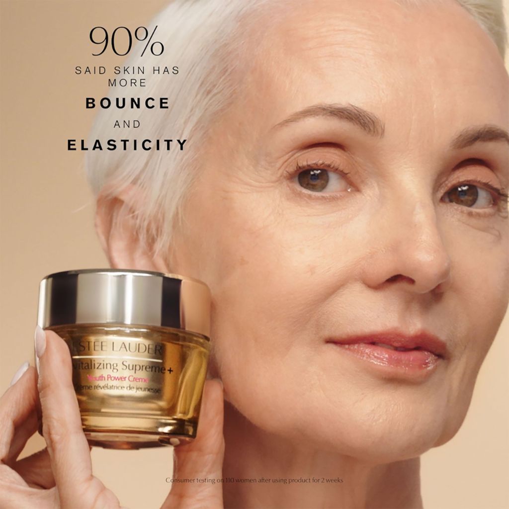 Estée Lauder Revitalizing Supreme+ Youth Power Cream | Anti-Aging, Travel Size, 0.5 Ounce