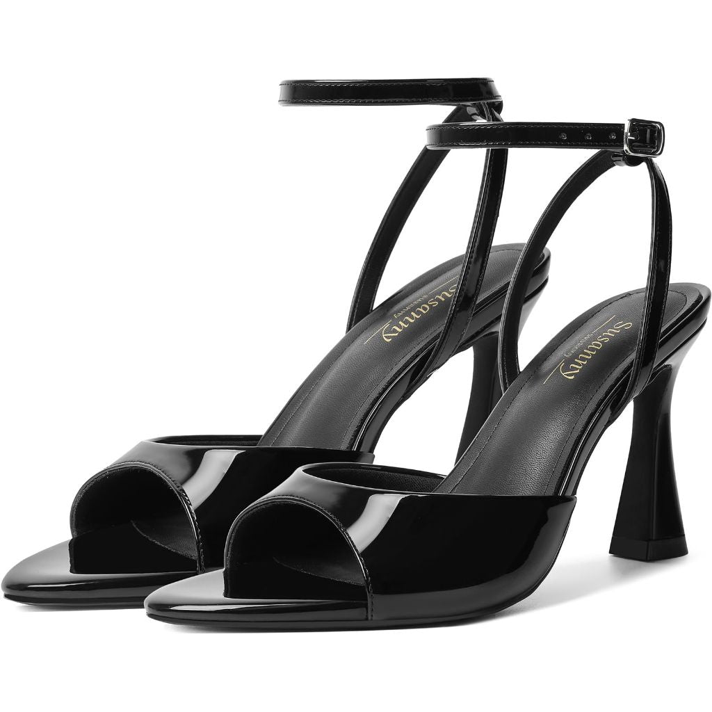 Susanny Black Heels for Women - size 10