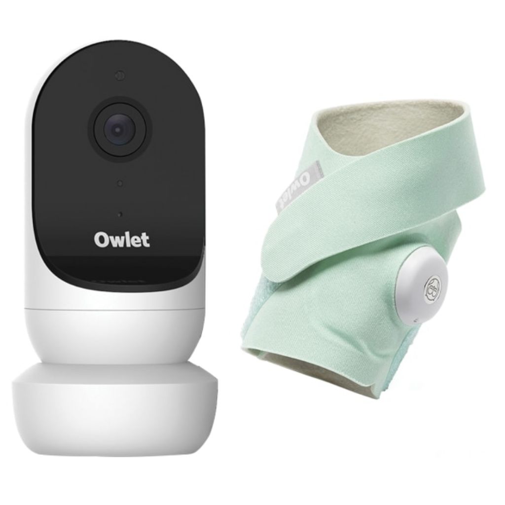 Owlet - Dream Duo 2 Smart Baby Monitor: FDA-Cleared Dream Sock and Cam 2 HD Wi-Fi Video - Mint