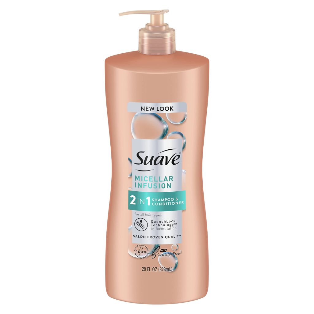 Suave Micellar Infusion 2-in-1 Shampoo and Conditioner - 28 fl. oz.